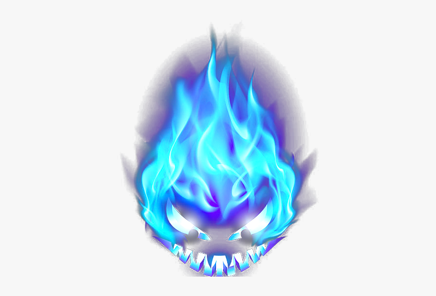 Blue Flame Png Image With Transparent Background - Blue Fire Transparent Background, Transparent Clipart