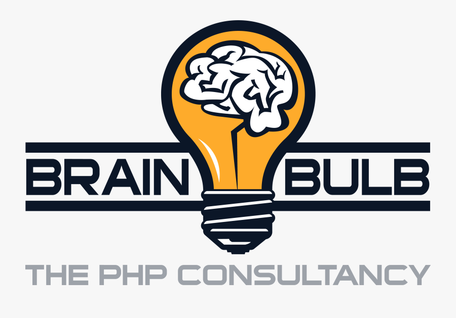 Brain Bulb Logo Large - Bulb Brain Logo Png, Transparent Clipart
