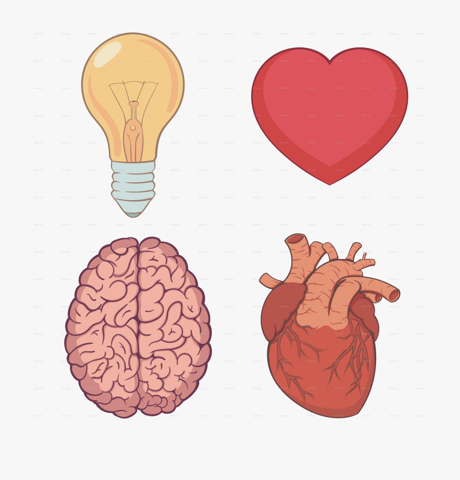 Cartoon Human Brain Transparent, Transparent Clipart
