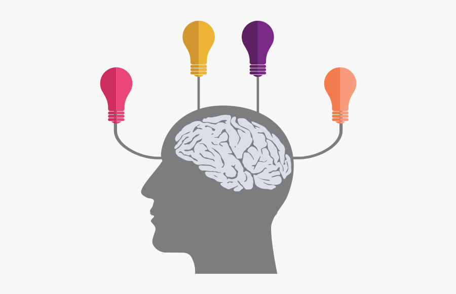 An Illustration Of A Head With 4-6 Lightbulbs - Enfagrow, Transparent Clipart