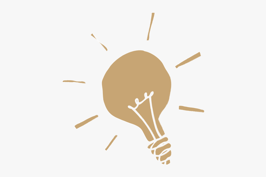 Lightbulb Idea - Illustration, Transparent Clipart