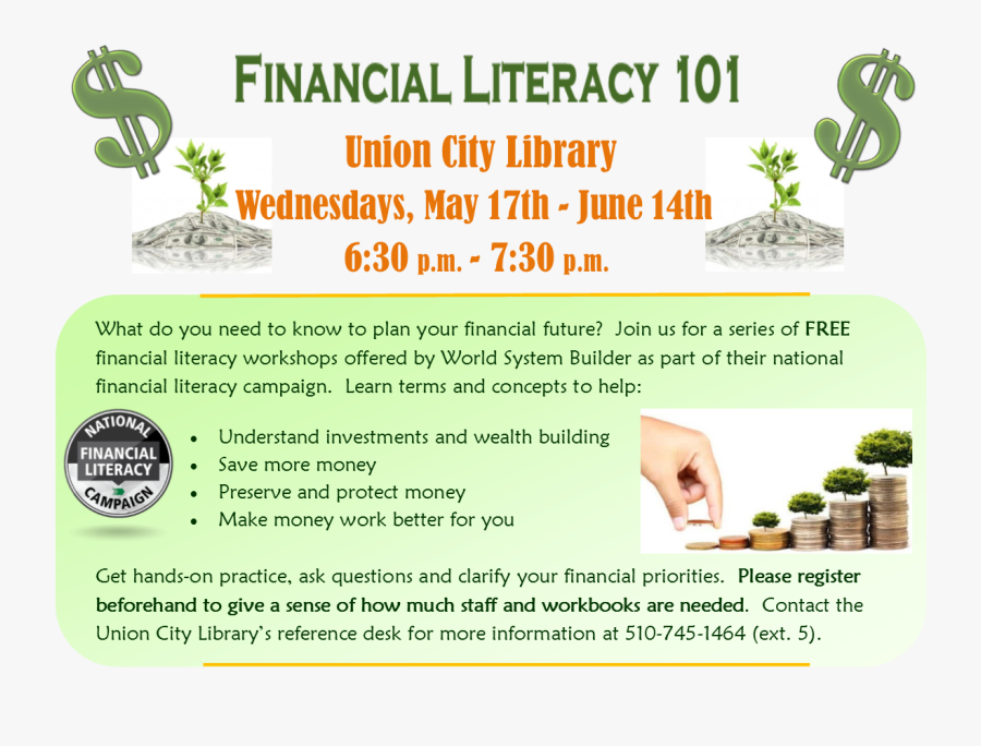 Financial Literacy - Parallel, Transparent Clipart