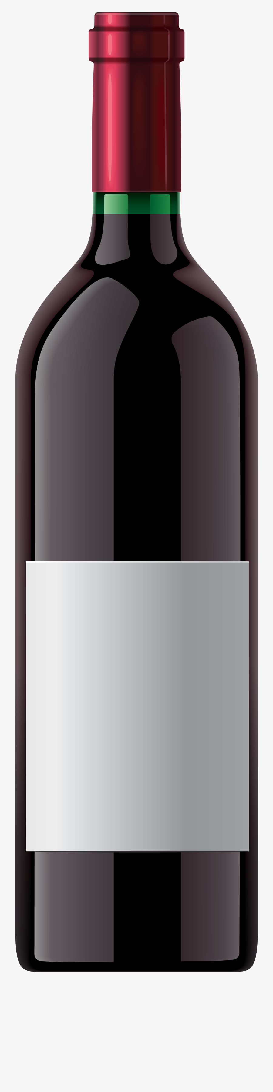 Wine Bottle Clipart Png - Transparent Background Red Wine Bottles Png, Transparent Clipart