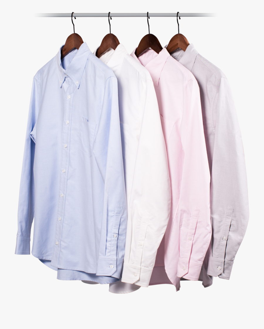 Clip Art Oxford Row Of - Clothes On Hangers Png, Transparent Clipart