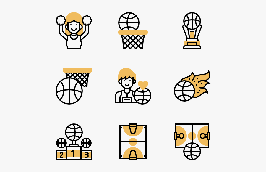 Basketball - Growth Hacking Icon, Transparent Clipart