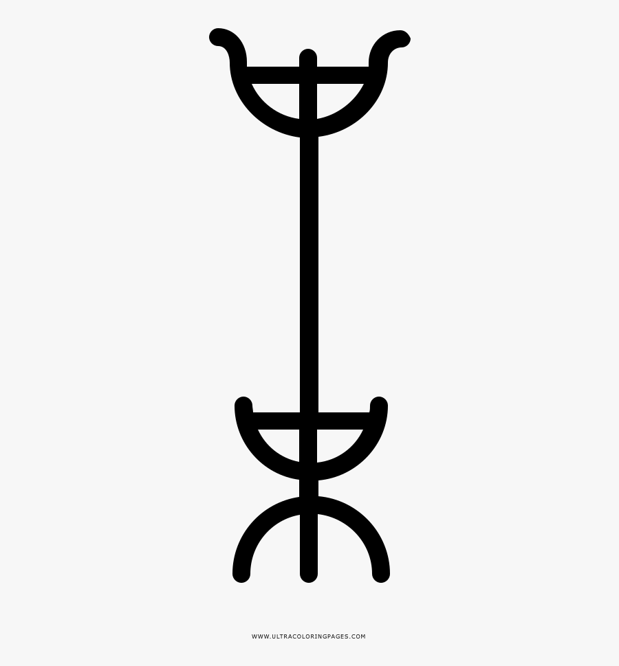 Coat Hanger Coloring Page, Transparent Clipart