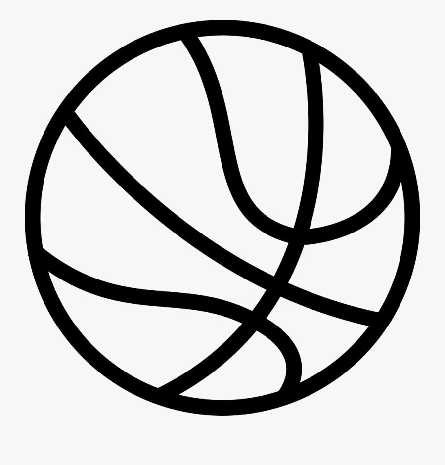 Basketball Ball Variant - Basketball Outline Png, Transparent Clipart