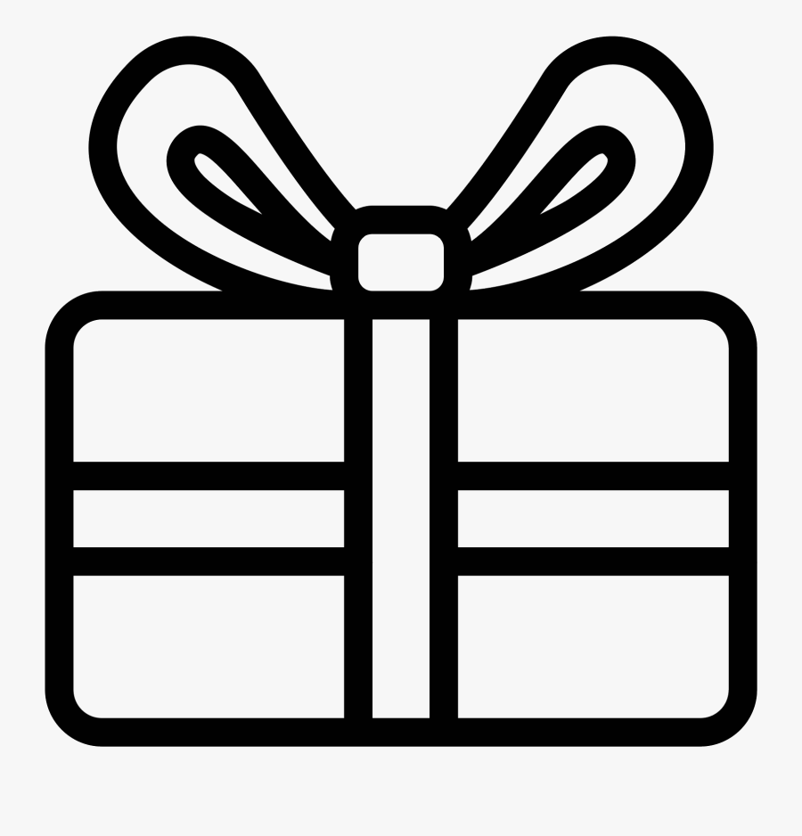 We Present To You A Selection Of 64 Interesting And - Gift Clipart Black And White Png, Transparent Clipart