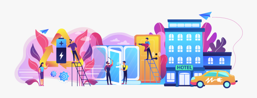 Salto Hospitality Battery Life Smart Lock, Transparent Clipart