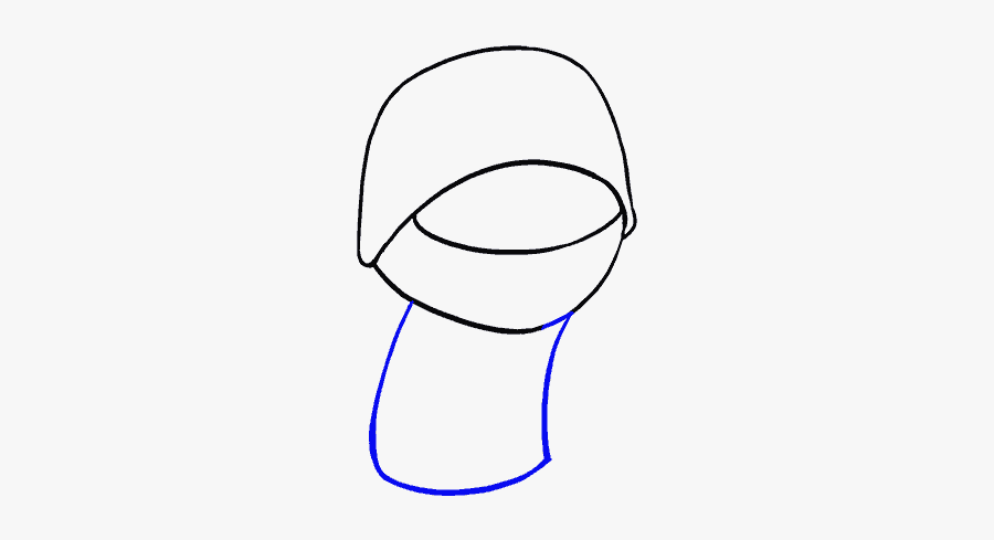 How To Draw Cartoon Ninja - Sketch, Transparent Clipart