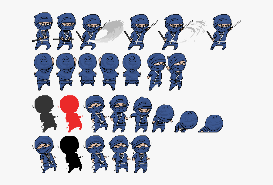 Chibi Sprite Sheet Png , Free Transparent Clipart - ClipartKey.