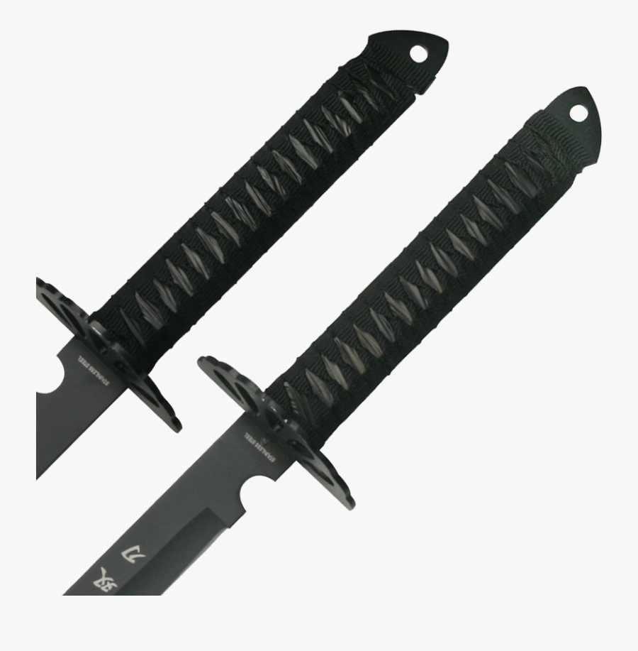 Twin Blade Ninja Sword - Ninjatō, Transparent Clipart