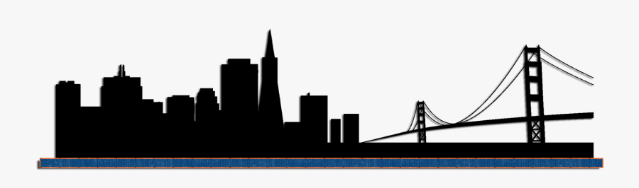 San Francisco Skyline Png, Transparent Clipart