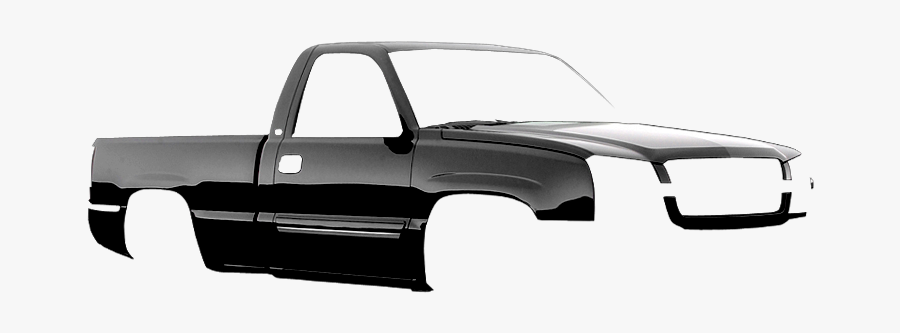 Pickup Drawing Stepside Frames Illustrations Hd Images - Pickup Truck, Transparent Clipart