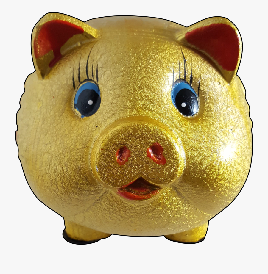 Transparent Piggy Bank Png - Domestic Pig, Transparent Clipart