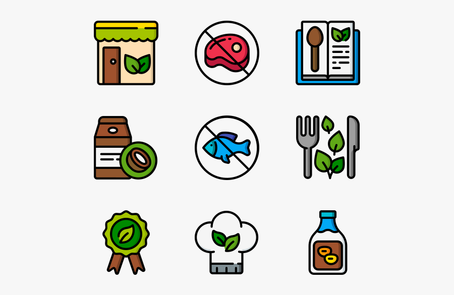 Vegan - All Icon Species On The Bottle, Transparent Clipart