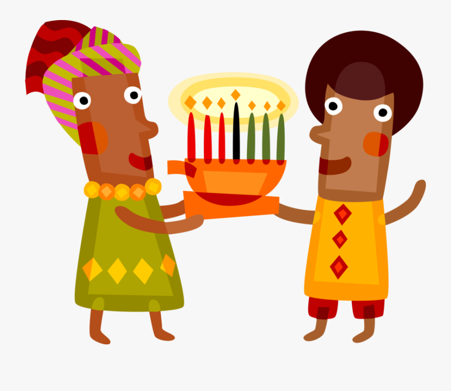 Vector Illustration Of African Americans Celebrate, Transparent Clipart