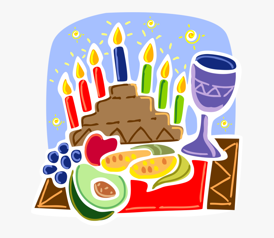 Vector Illustration Of Traditional African Kinara Candle, Transparent Clipart