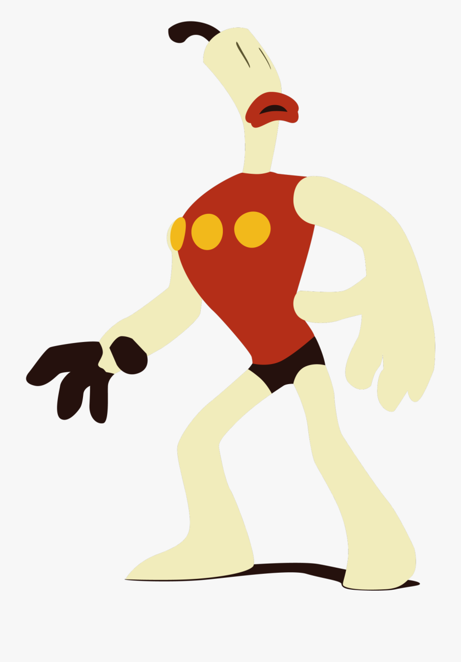 Klayman From The Neverhood And Skull Monkeys Games - Cartoon, Transparent Clipart