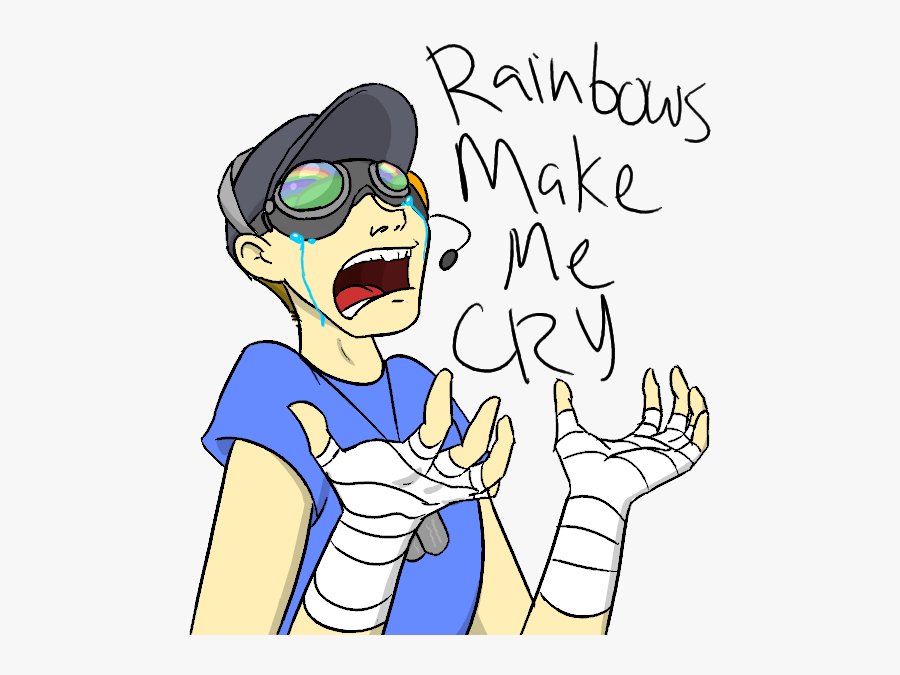 Scout Rainbows Make Me Cry, Transparent Clipart