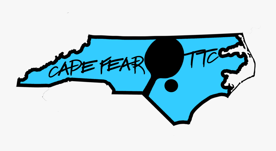 Cape Fear Table Tennis Club - States North Carolina Orange, Transparent Clipart