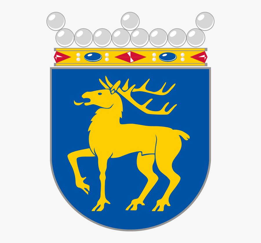 Aland Islands Coat Of Arms, Transparent Clipart