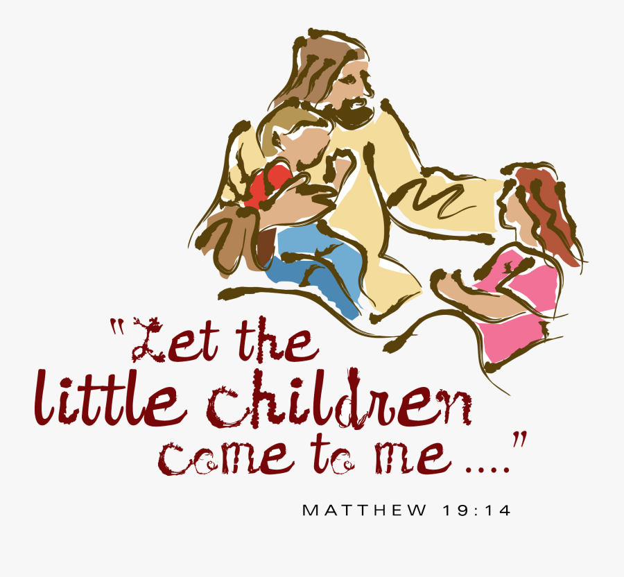 Jesus And Children, Transparent Clipart