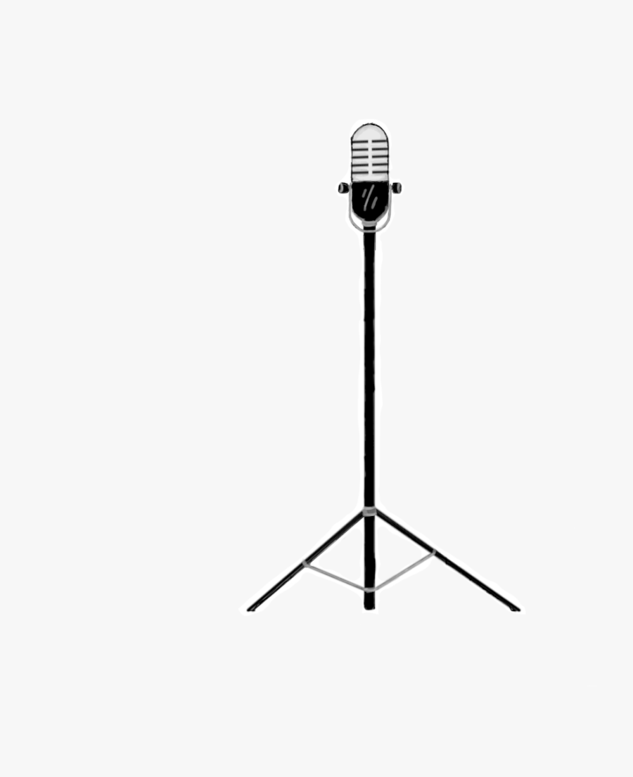 Microphone Stands Drawing - Recording, Transparent Clipart