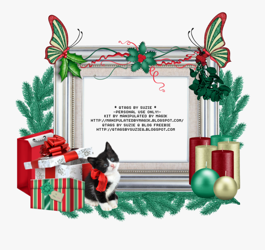 Clip Black And White Library Beautiful Christmas Background - Christmas Ornament, Transparent Clipart