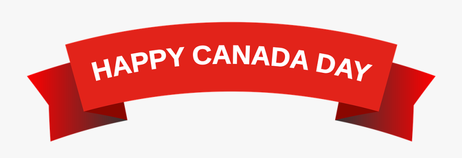 Tape, Canada, Holiday, Day, Nation, Red - Happy Canada Day Banner, Transparent Clipart