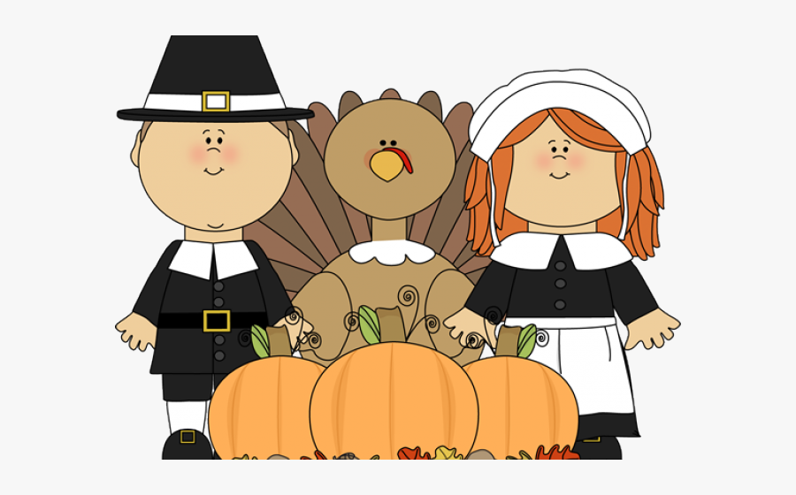 Thanksgiving Pilgrims Clip Art, Transparent Clipart