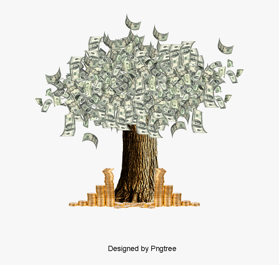 Arbol De Dinero Png, Transparent Clipart