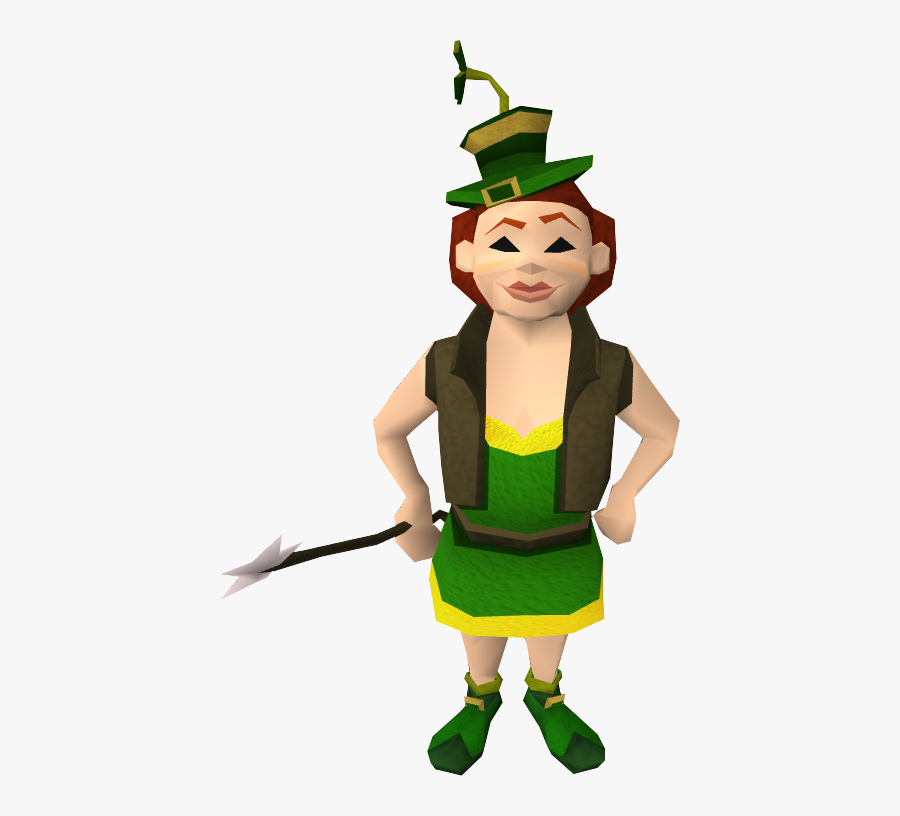 Clip Art Free Download Best X - Leprechaun Female, Transparent Clipart