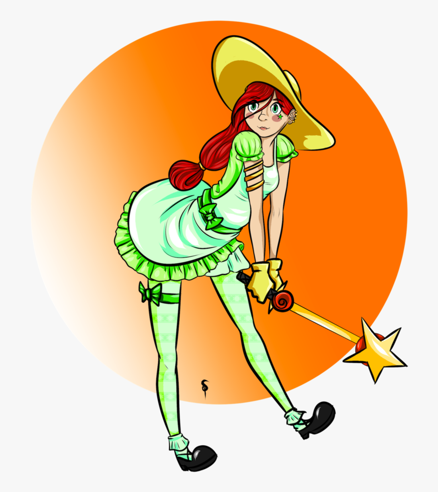 Magical Girl Draw Challenge - Cartoon, Transparent Clipart