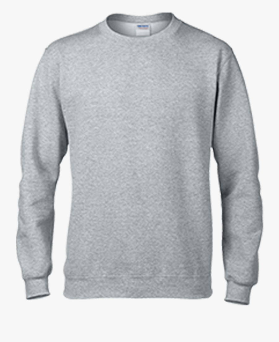 Christmas Tree Clipart Crewneck - Gildan Grey Crew Neck, Transparent Clipart