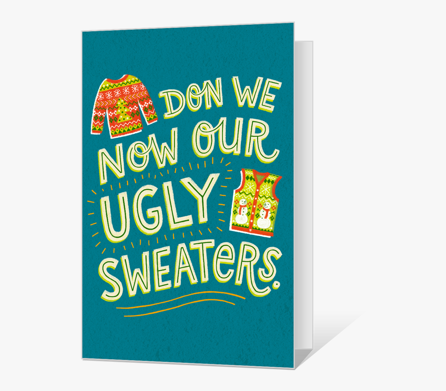 Ugly Sweater Printable - Poster, Transparent Clipart