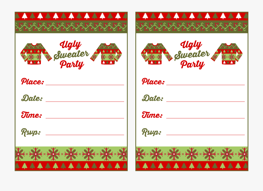 Christmas Jumper, Transparent Clipart