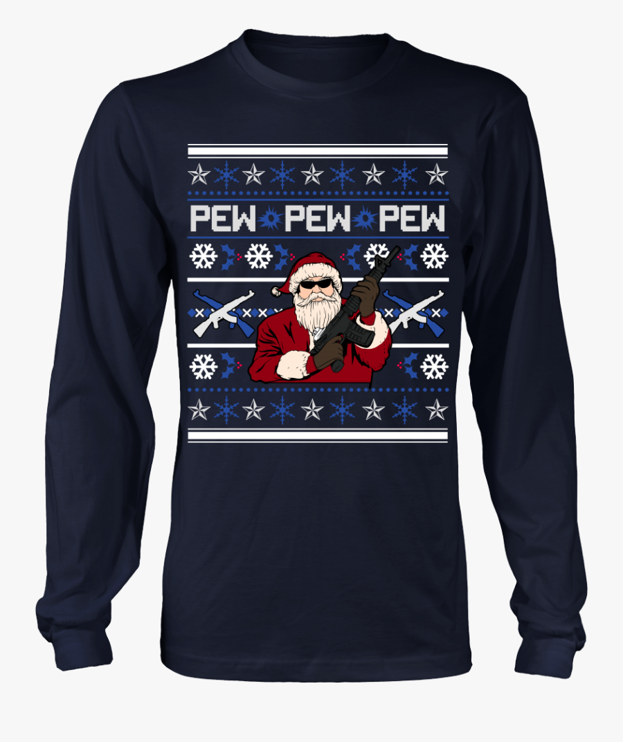 Santa Style Printed Sweatshirt - Brooms Are For Amateur, Transparent Clipart