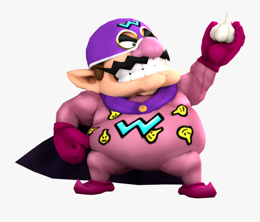 If This Post Gets ∞ Upvote , This Will Be Our New Mascot - Wario Man, Transparent Clipart