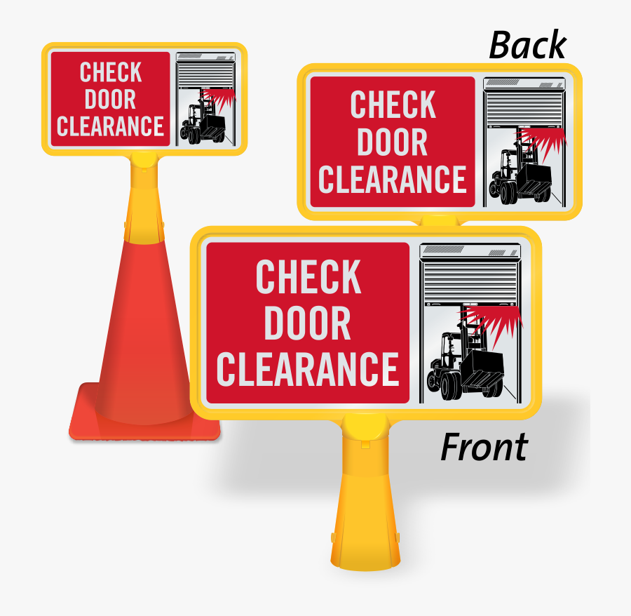 Transparent Hand Knocking On Door Clipart - Vehicle Exiting Sign, Transparent Clipart