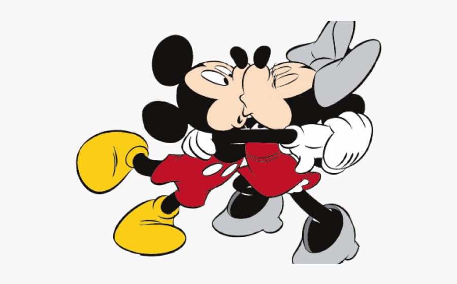 Valentines Day Clipart Mickey Minnie - Mickey Y Minnie Mouse, Transparent Clipart