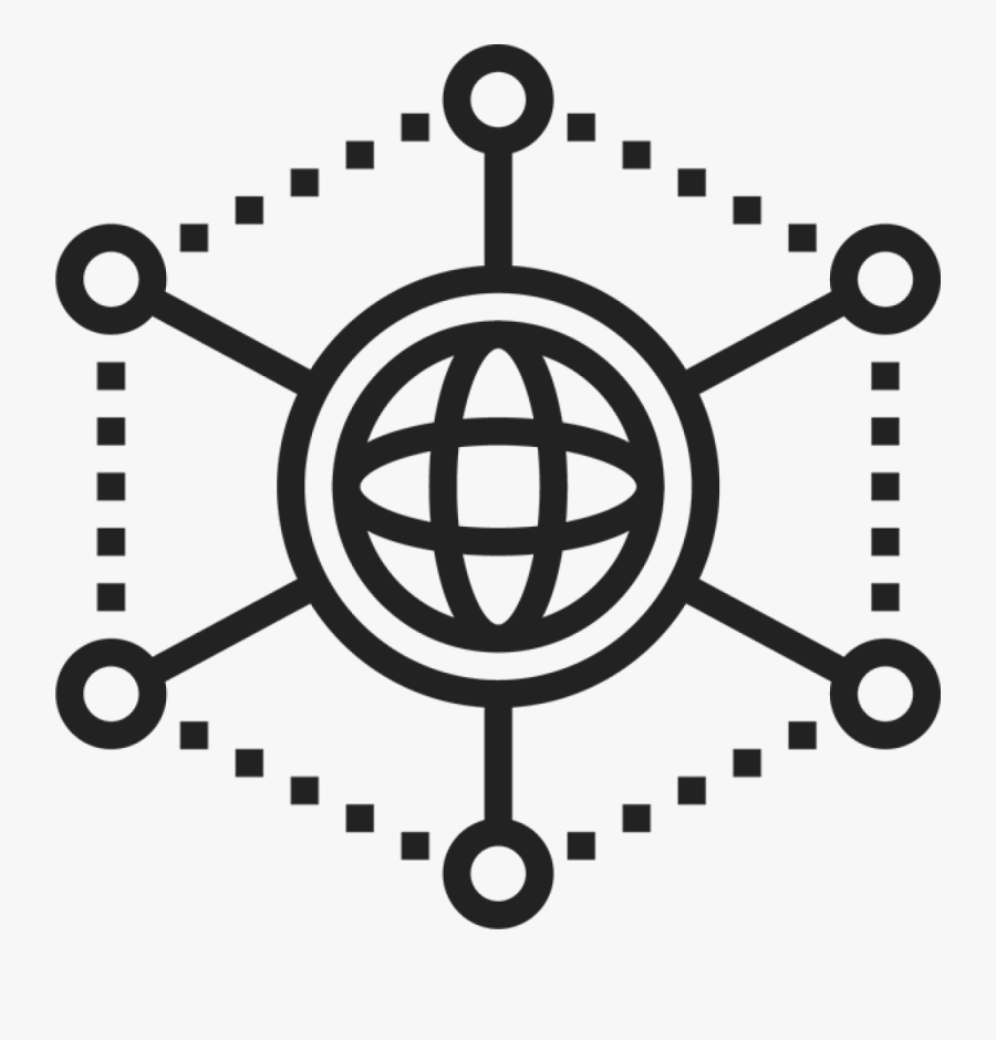 Design Computer Blockchain Icon Icons Free Transparent - Vector Distribution Icon, Transparent Clipart