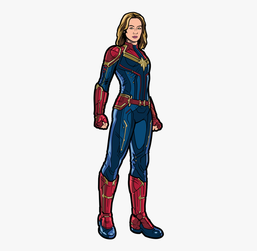 Captain Marvel Figpin, Transparent Clipart