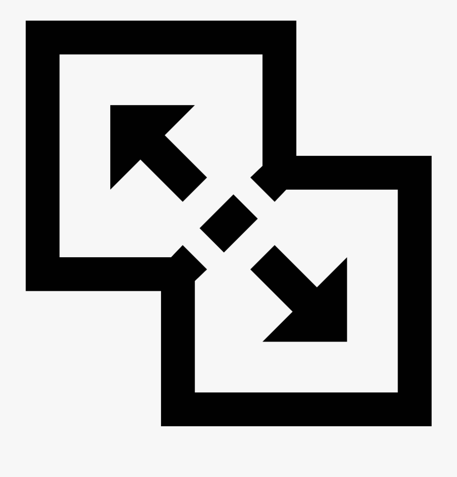 Transparent Combine Clipart - Fit To Frame Icon, Transparent Clipart