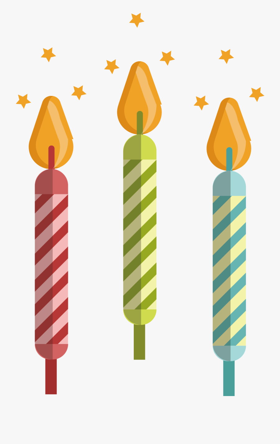 Drawn Candle Hand Holding - Illustration, Transparent Clipart