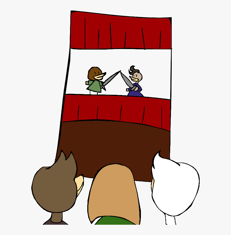 Della"s Puppet Show - Cartoon, Transparent Clipart