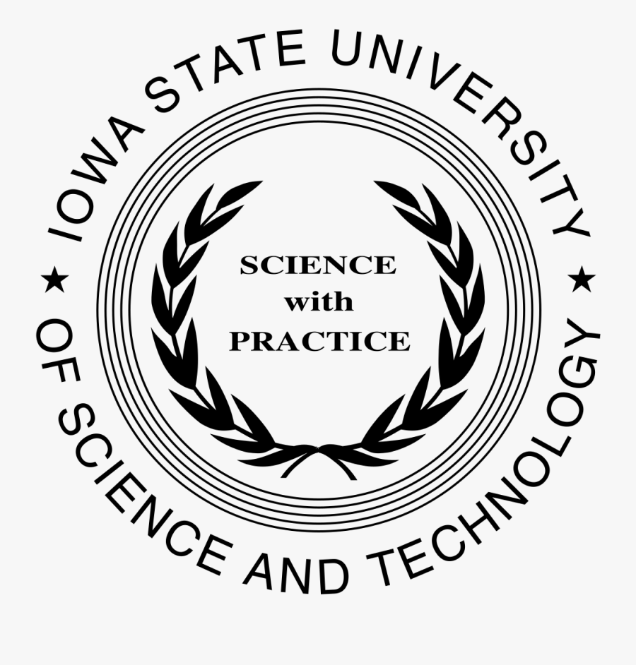 Tech Drawing Science - Iowa State University Official Seal, Transparent Clipart