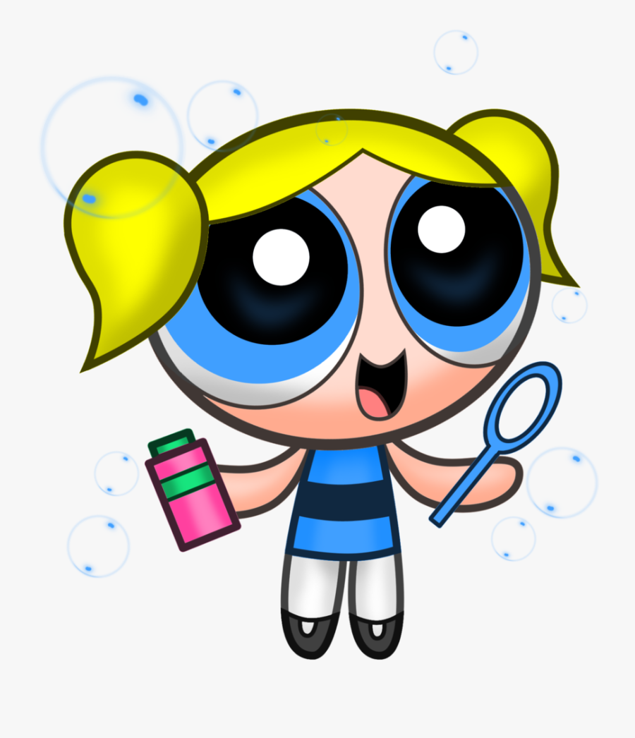 I Love To Make Bubbles - Powerpuff Girls Bubbles Cute Drawings, Transparent Clipart