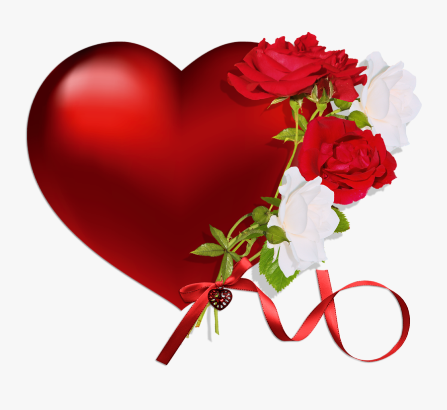 Discover Great Gifts, Activities And Recipes To Make - Red Roses And Red Hearts, Transparent Clipart
