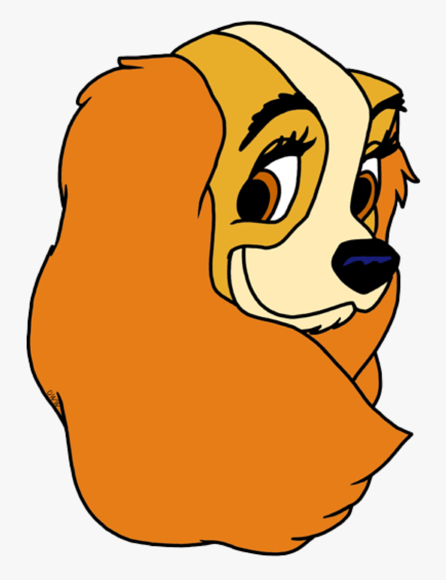 Clip Art - Lady And The Tramp Faces, Transparent Clipart
